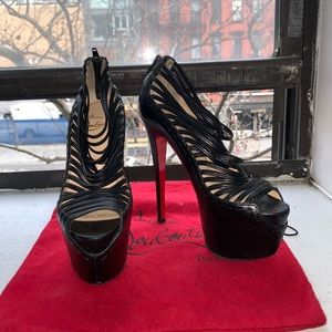 Christian Louboutin Zoulou Strappy Platform Pump
